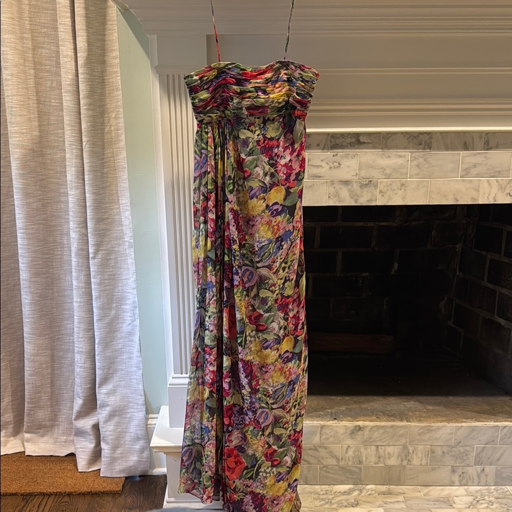 Jill Stuart Multicolor Strapless Dress